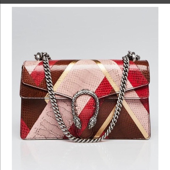 Gucci Ayer’s pink python handbag - Picture 3 of 6